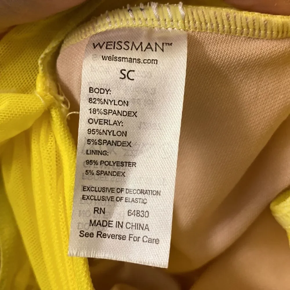 Weissman dance costume yellow